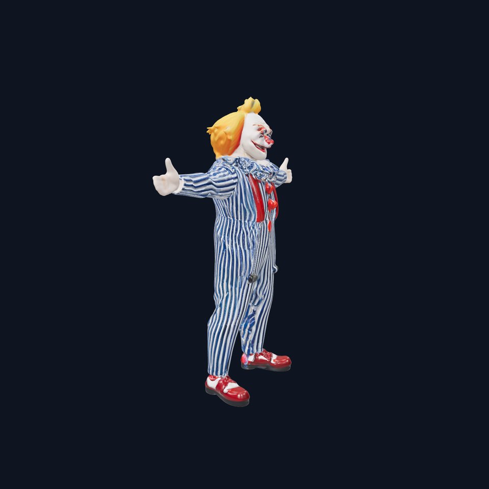Colorful Clown Costume model pack